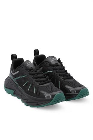 Slazenger Warren Premium Seri İthl Siyah Yeşil Sneaker Günlük Spor Ayakkabı