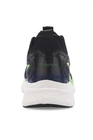 Slazenger Warwick İthl Siyah Mavi Erkek Günlük Koşu Yürüyüş Spor Ayakkabı