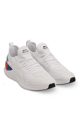 Slazenger WASHTI Erkek Beyaz Koşu & Yürüyüş Spor Ayakkabısı SA13RE043-000-Beyaz