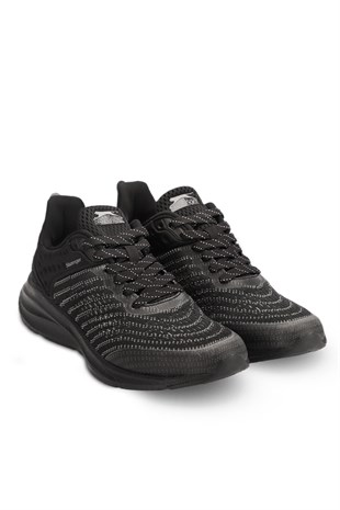 Slazenger WAYNA Erkek Siyah Koşu & Yürüyüş Spor Ayakkabısı SA13RE045-500-Siyah