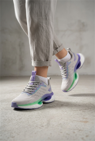 Slazenger Willock İthl Gri Kadın Günlük Koşu Yürüyüş Spor Ayakkabı