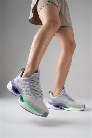 Slazenger Willock İthl Gri Kadın Günlük Koşu Yürüyüş Spor Ayakkabı