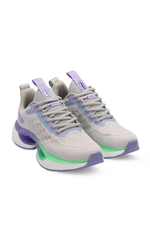 Slazenger Willock İthl Gri Kadın Günlük Koşu Yürüyüş Spor Ayakkabı