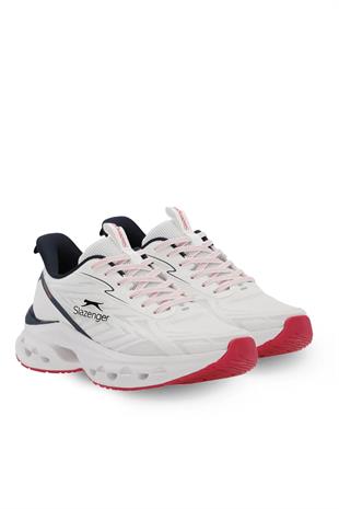 Slazenger Willow Premium Seri İthl Beyaz Laci Kırmızı Sneaker Günlük Spor Ayakkabı
