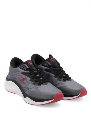 Slazenger Wilson Premium Seri İthl Koyu Gri Siyah Sneaker Günlük Spor Ayakkabı