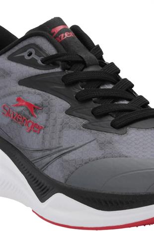 Slazenger Wilson Premium Seri İthl Koyu Gri Siyah Sneaker Günlük Spor Ayakkabı