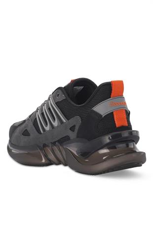 Slazenger Zalar Koyu Gri Siyah Erkek Günlük Sneaker Spor Ayakkabı SA24RE004 - 232