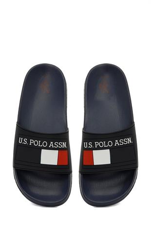 U.S Polo Assn. Nico Erkek Deniz Plaj Havuz Terlik Lacivert