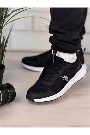 U.S. Polo Assn. Smart Siyah Kadın Sneaker Spor Ayakkabı v1