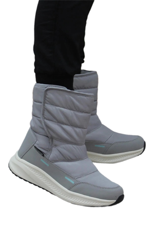 Us Polo Assn. Vocal Uspa WR Gri Kadın Anorak Bot Ayakkabı