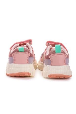 Vicco 346.P23K.118-114 Niro II Cırtlı Pudra Kız Çocuk Spor Ayakkabı Pudra