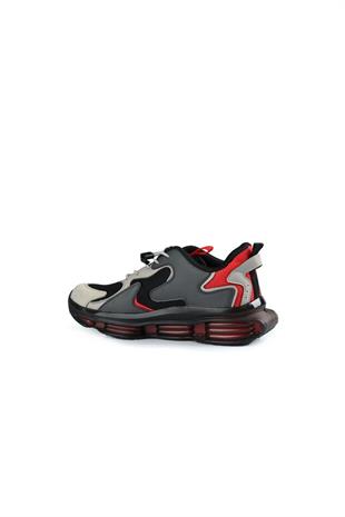 Vicco 346.P23Y.168-02 Mask Hava Taban Siyah Çocuk Spor Ayakkabı