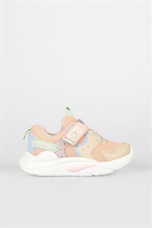 Vicco 346.P24Y.127-114 Birdy Cırtlı Pudra Çocuk Sandalet