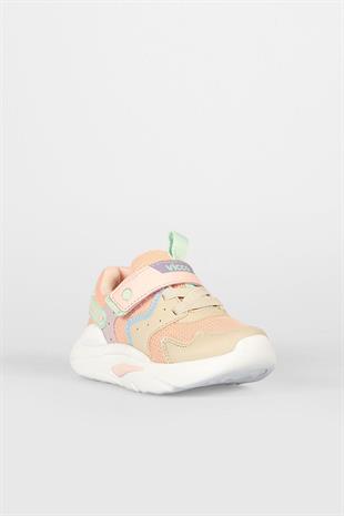 Vicco 346.P24Y.127-114 Birdy Cırtlı Pudra Çocuk Sandalet