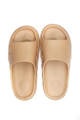 Yeezy Slide Bej Unisex Su Geçirmez Terlik TKZ006