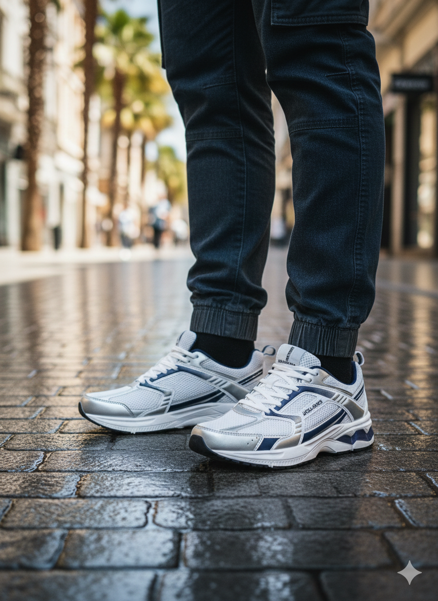 Jack & Jones JFWTOKYO PU Erkek Beyaz Sneaker Spor Ayakkabı 12261964