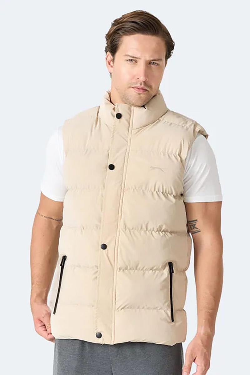 Slazenger HALOX Erkek Şişme Yelek Bej