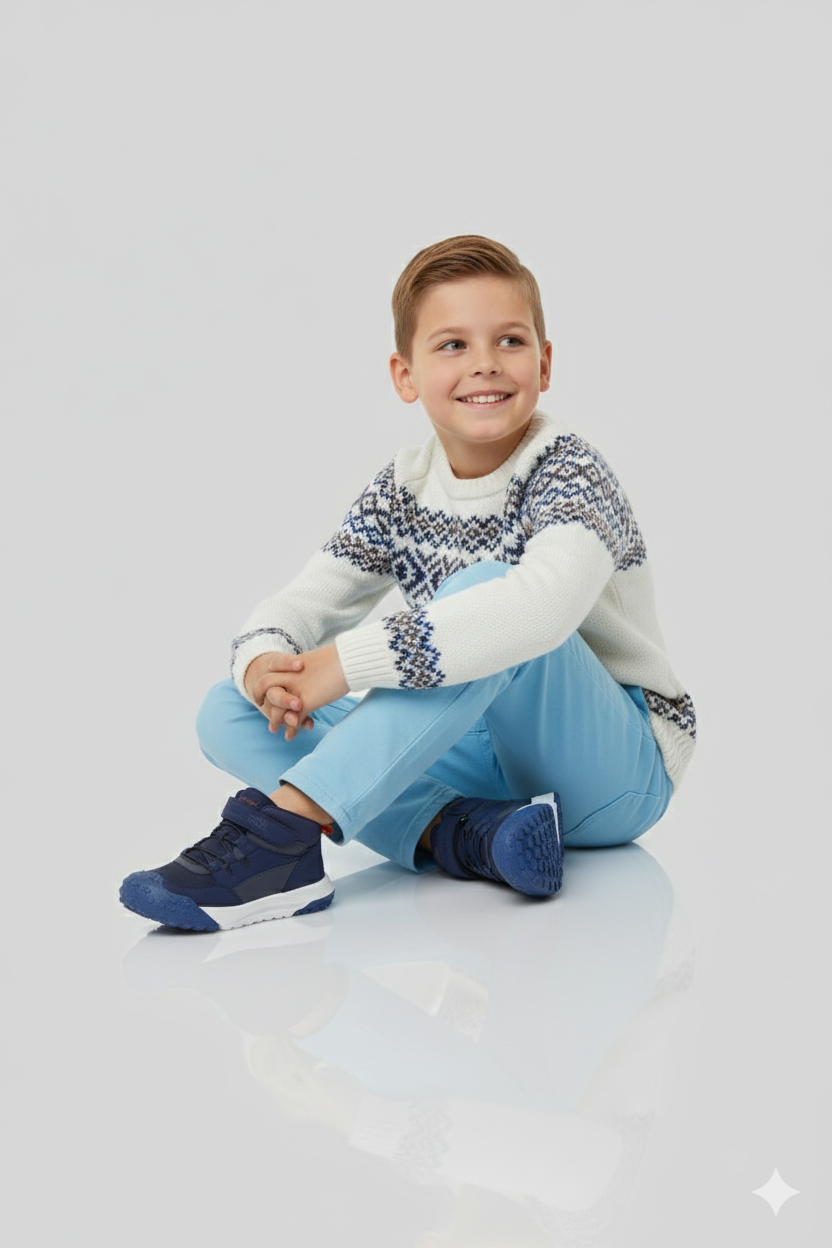 Vicco 946.F24K.421-20 Annie Cırtlı Kot Çocuk Bot