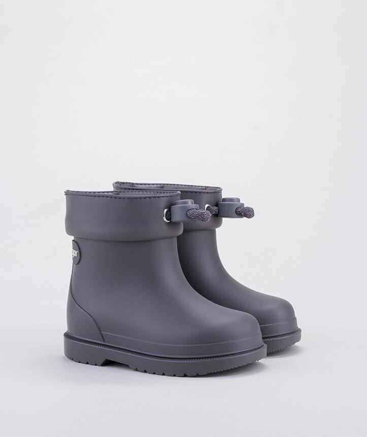Igor Bimbi Euri Borregutio Kürklü Çocuk Gris Yağmur Çizmesi CC330-017