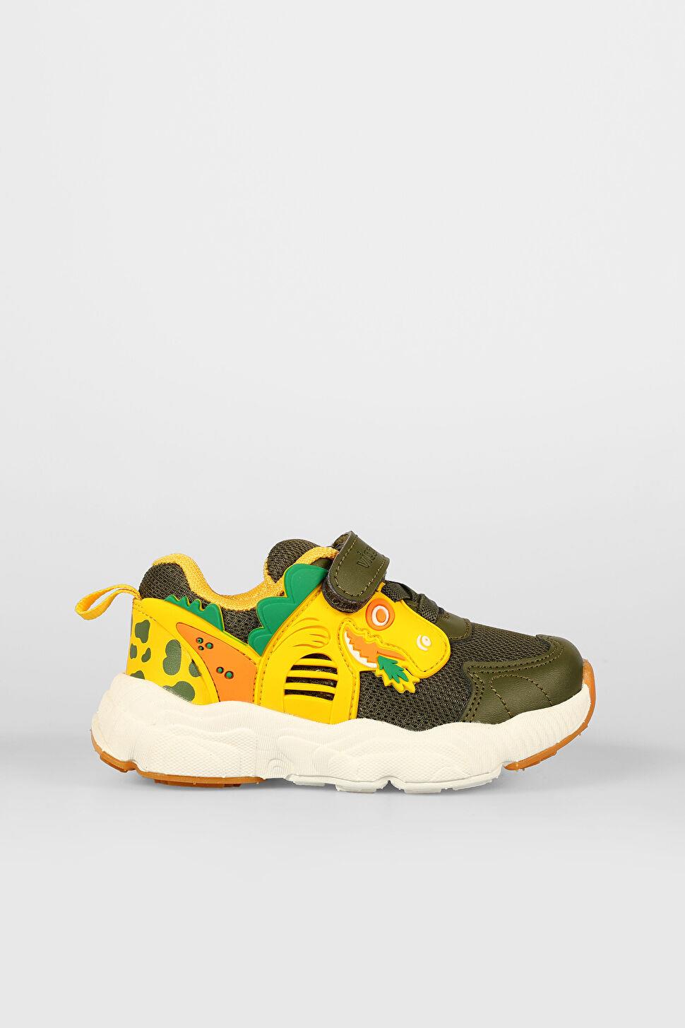 Vicco Tuna Haki Çocuk Cırtlı Ayakkabı 346.B25Y.150-19