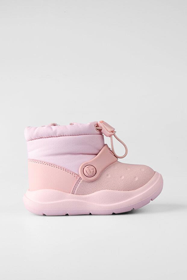 Vicco 946.B25K.448-114 Tufo Fermuarlı Pudra Kız Çocuk Bot