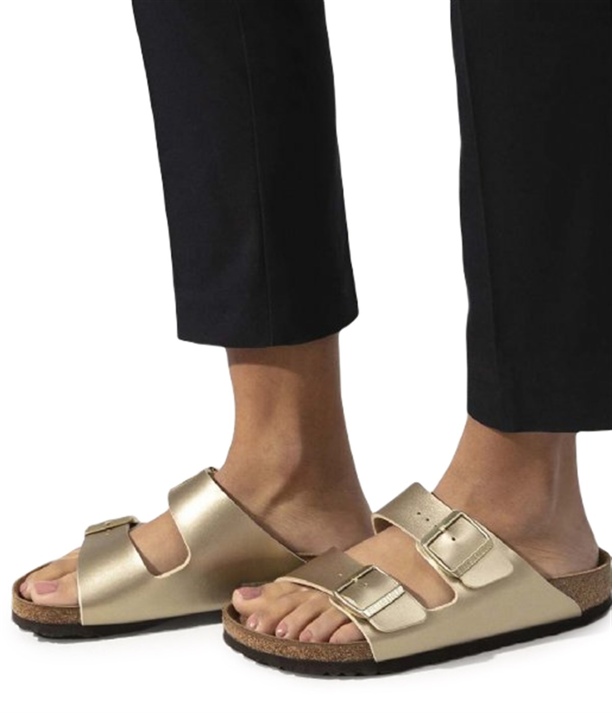 Birkenstock Arizona Gold Çift Tokalı Kadın Terlik 1016111 v1