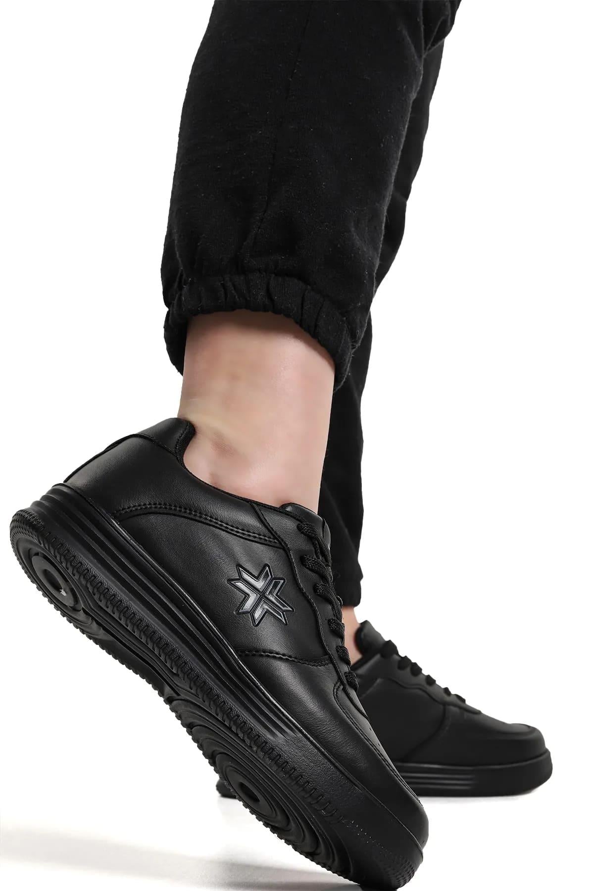 BUCKHEAD 4196 Siyah Low Air Force Conford Unisex Sneaker Spor Ayakkabı v1