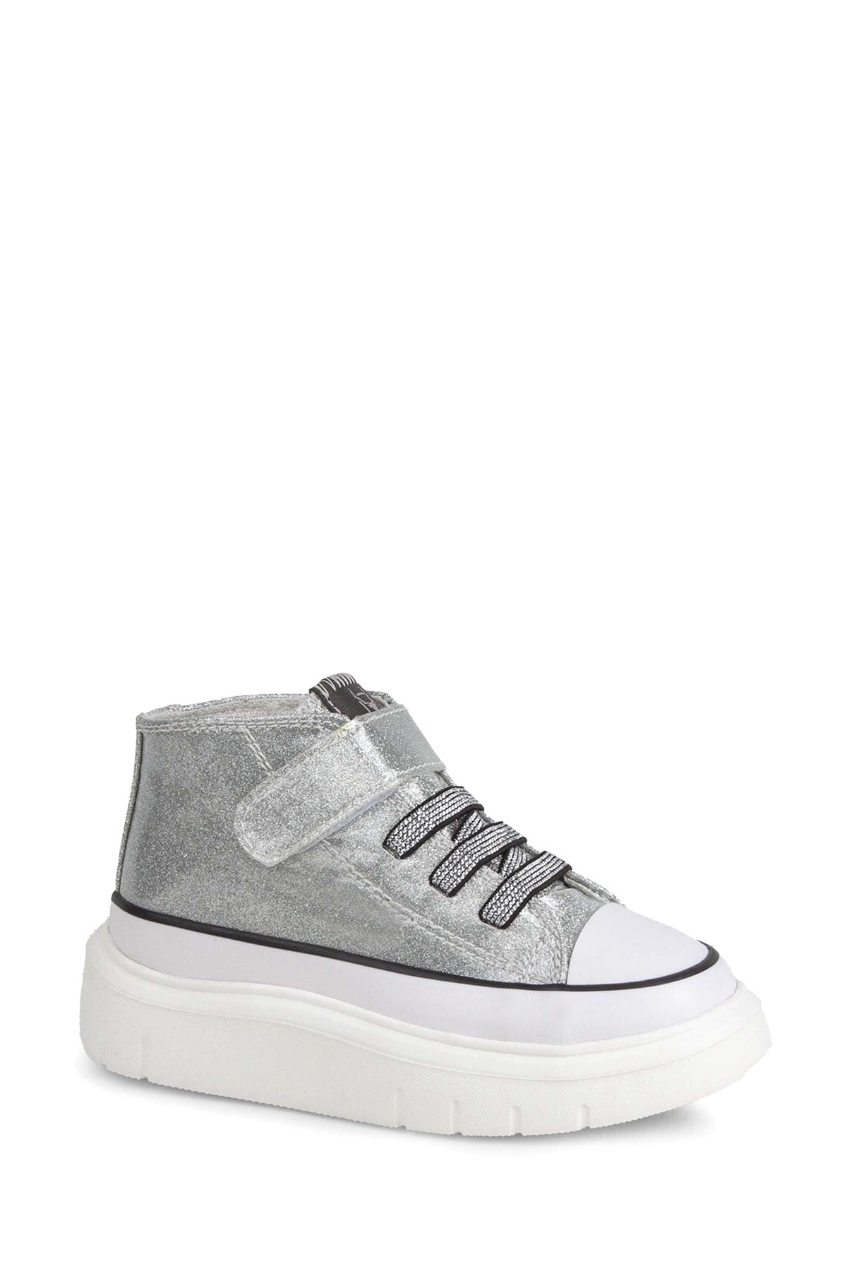 BUCKHEAD 4490 Axel Shiny Grey Çocuk Spor Ayakkabı Buck4490-BH233