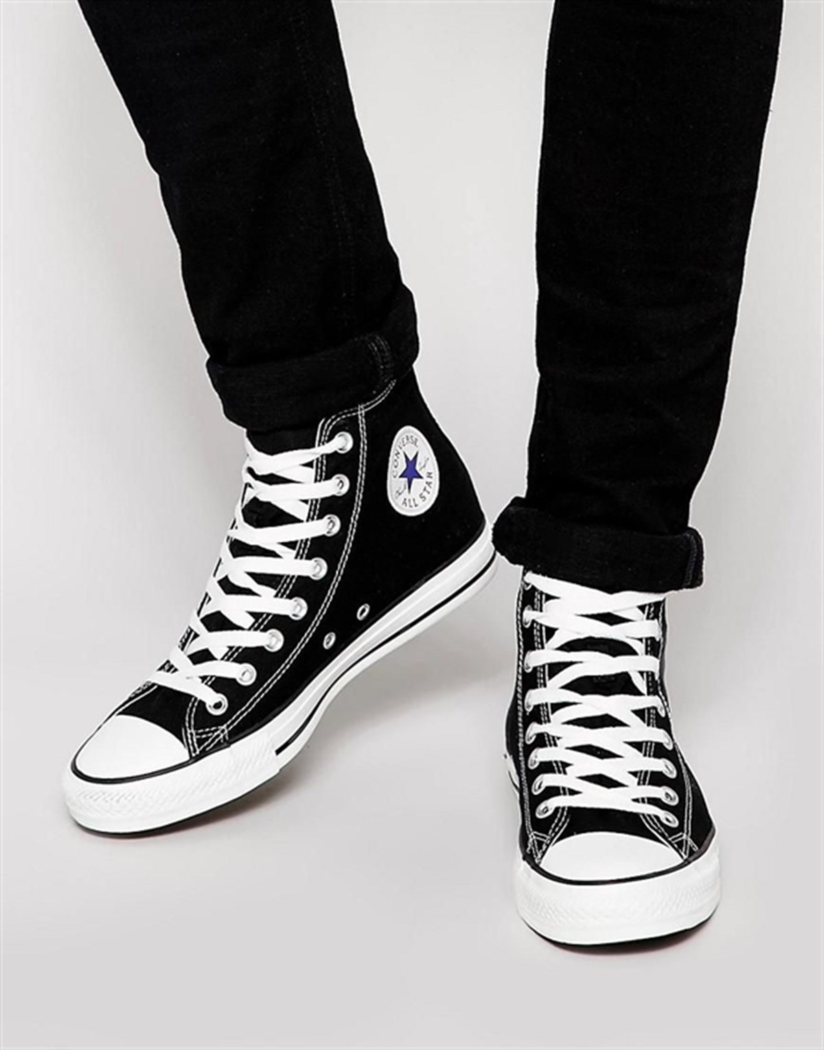 Converse All Star Hi Bilekli Siyah Unisex Sneaker Spor Ayakkabı M9160 v5