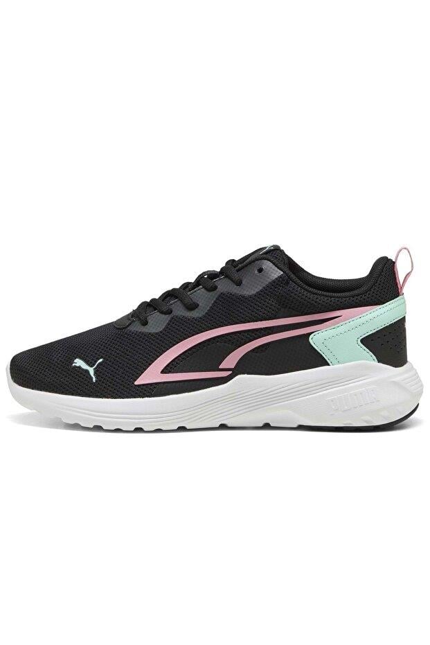 Puma All-Day Active Unisex Siyah Pembe Yürüyüş Koşu Spor Ayakkabı 387386-25