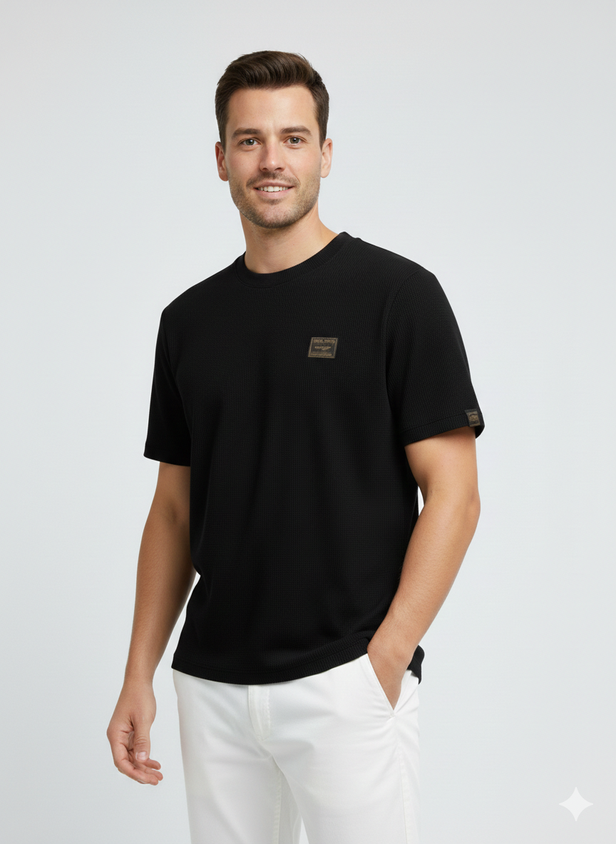 Jack & Jones JJDAYTONA Erkek Siyah Tişört 12294714