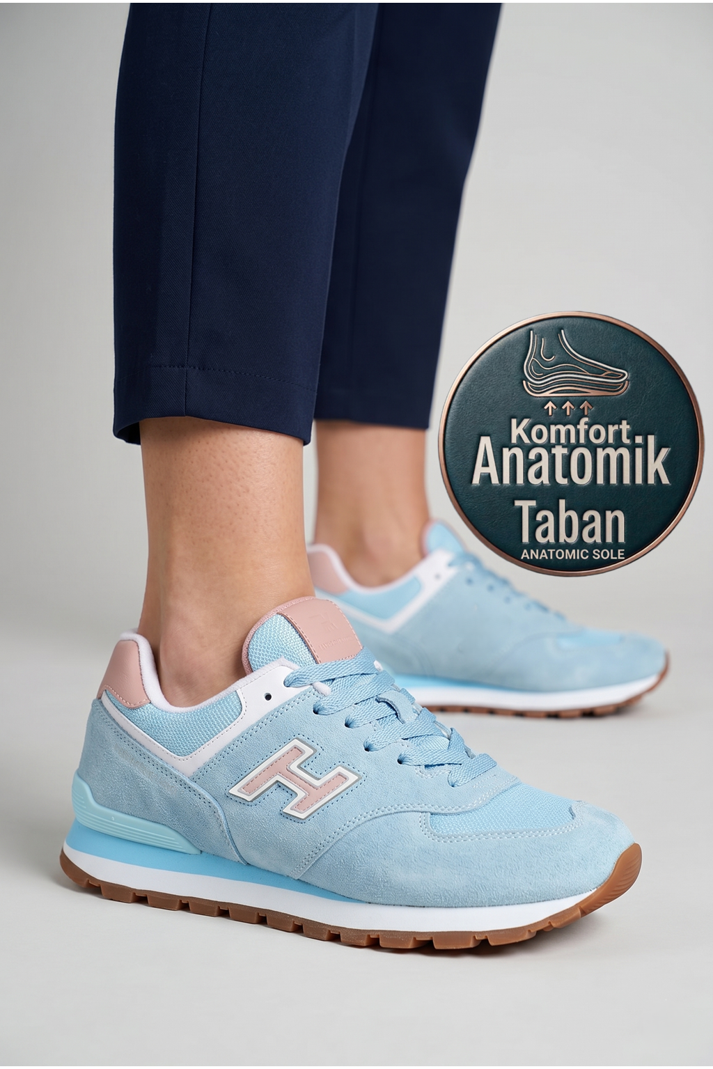 Hammer Jack Peru Kadın Sneaker Spor Ayakkabı 19250 Santorini Pudra