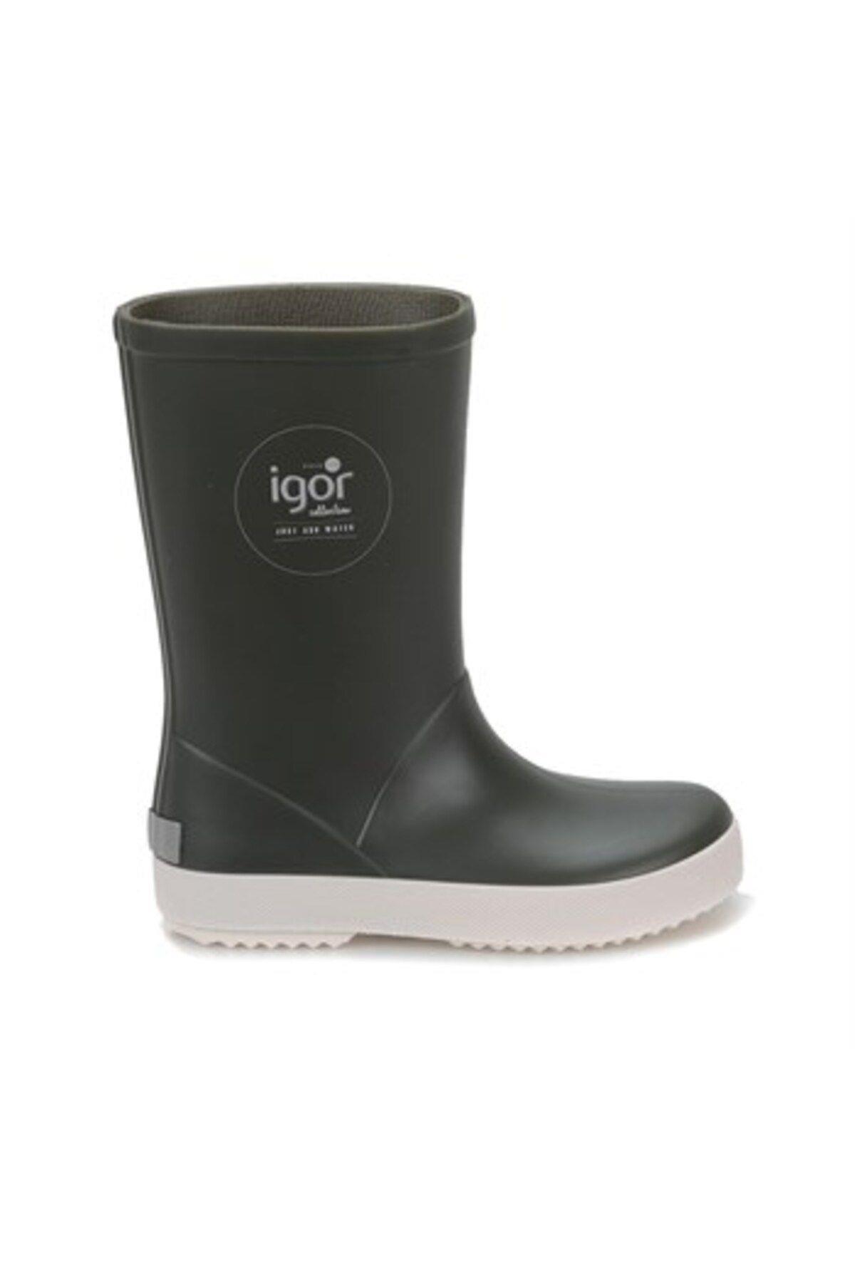 Igor Splash Nautico Kaki Çocuk Haki Yağmur Çizmesi W10107-042 v1