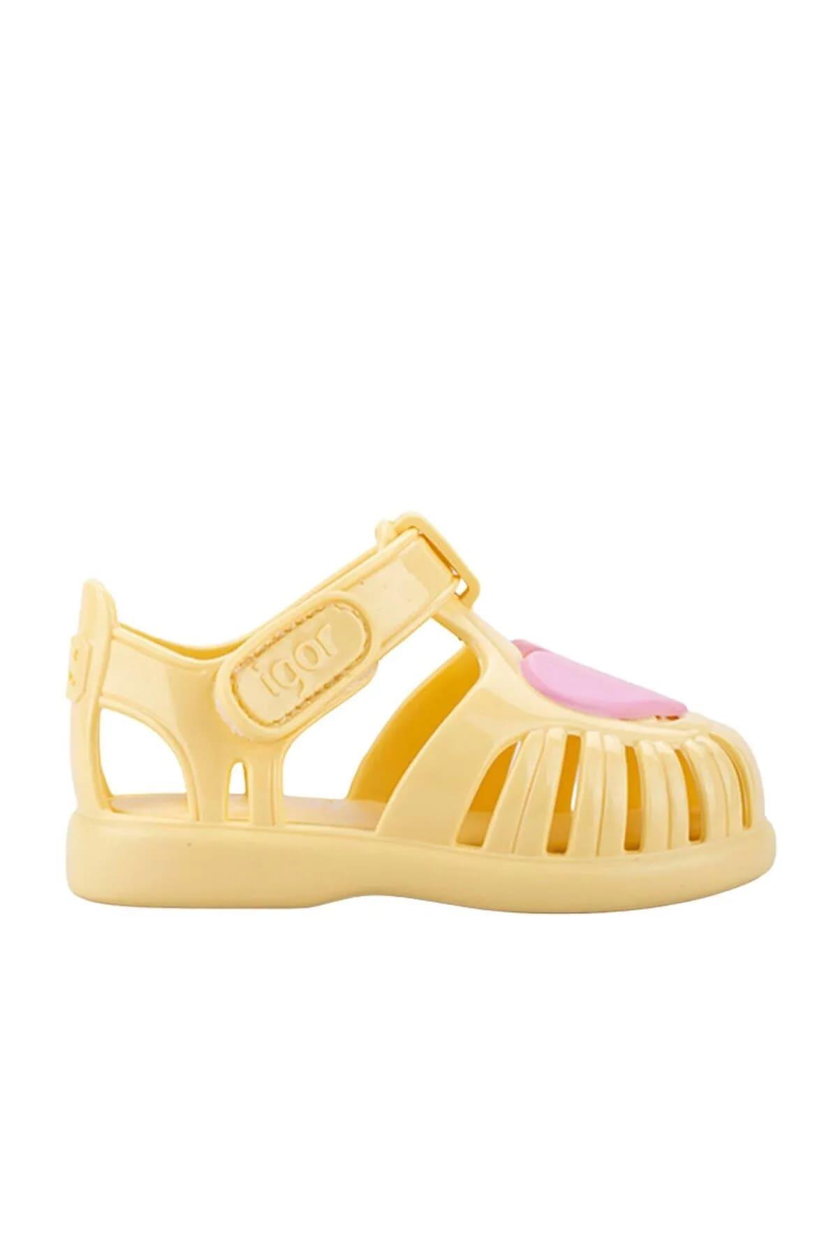 İgor Tobby Gloss Love Bebek Çocuk Sandalet S10310-0228 Vanilla v1