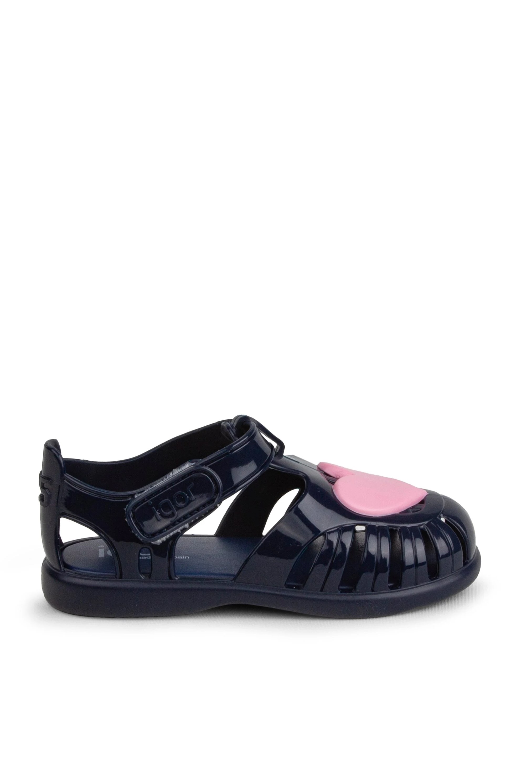 Igor Tobby Gloss Love Bebek Çocuk Sandalet S10310-003 Koyu Lacivert