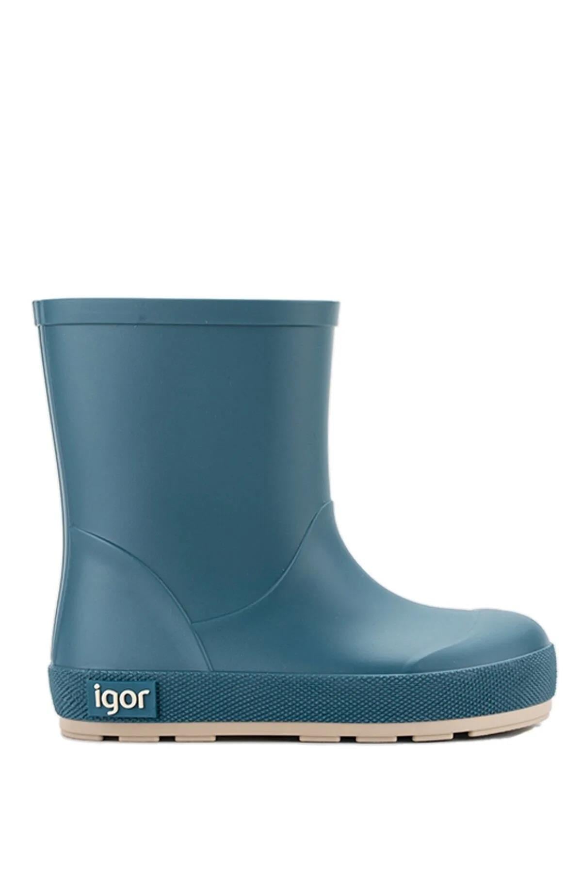 İgor Yogi DK Petrol Çocuk Yağmur Bot Çizme Petroleo W10294-213 v1