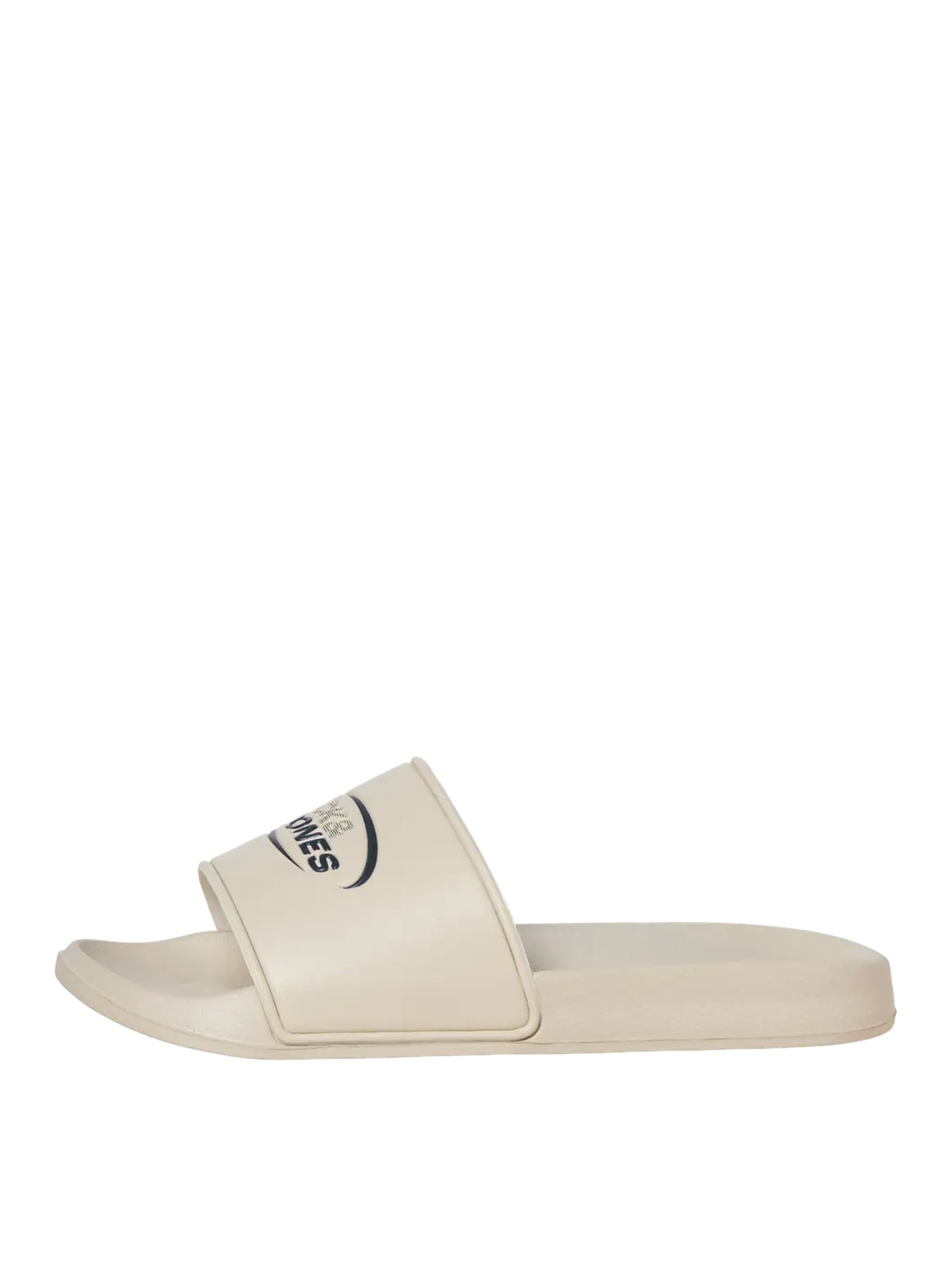 Jack & Jones JFWOSCAR Logo Slider Baskılı Terlik 12289358 Moonbeam