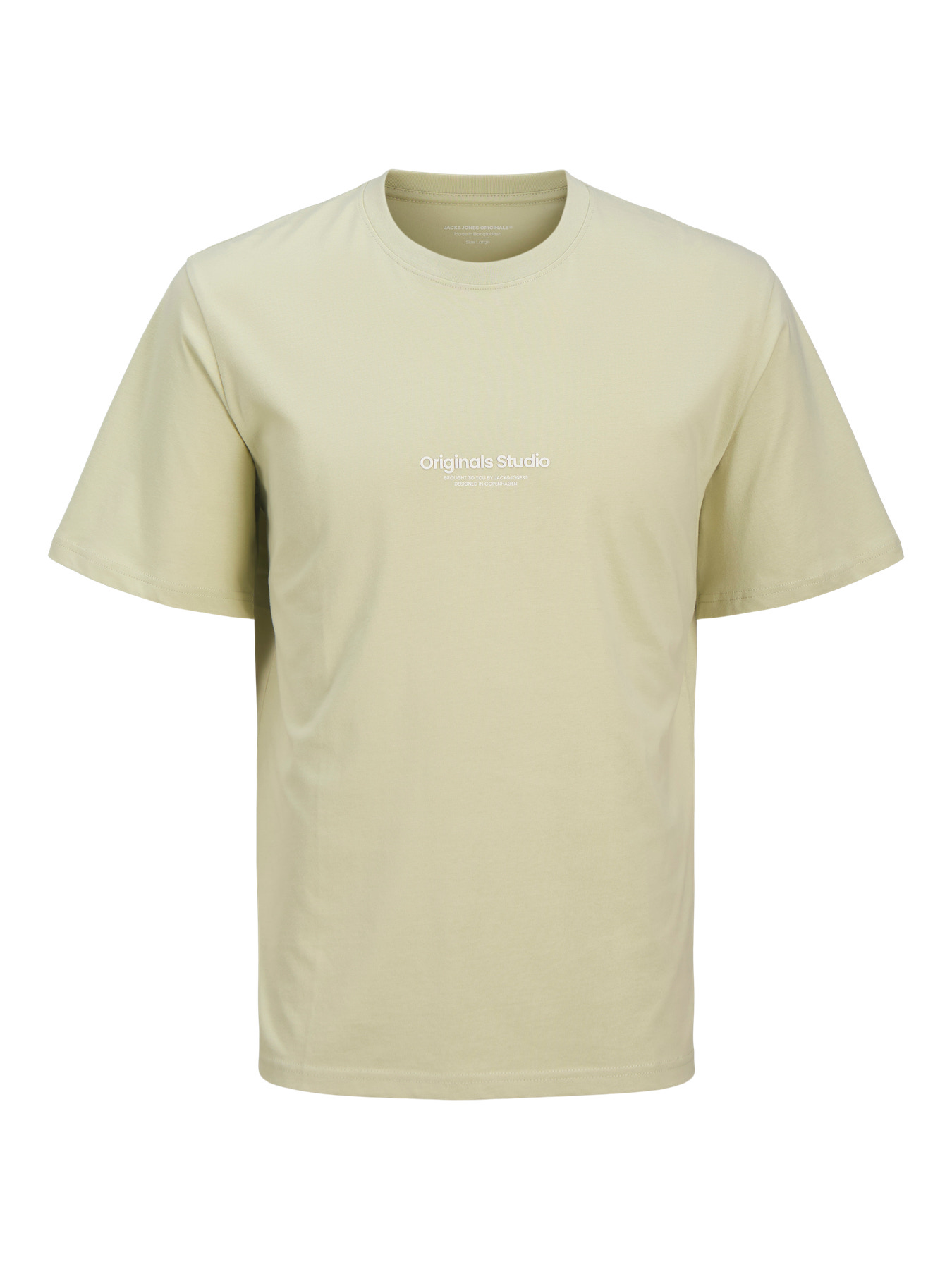 Jack & Jones JORVESTERBRO Logo Baskılı Açık Yeşil Erkek Tişört 12240121