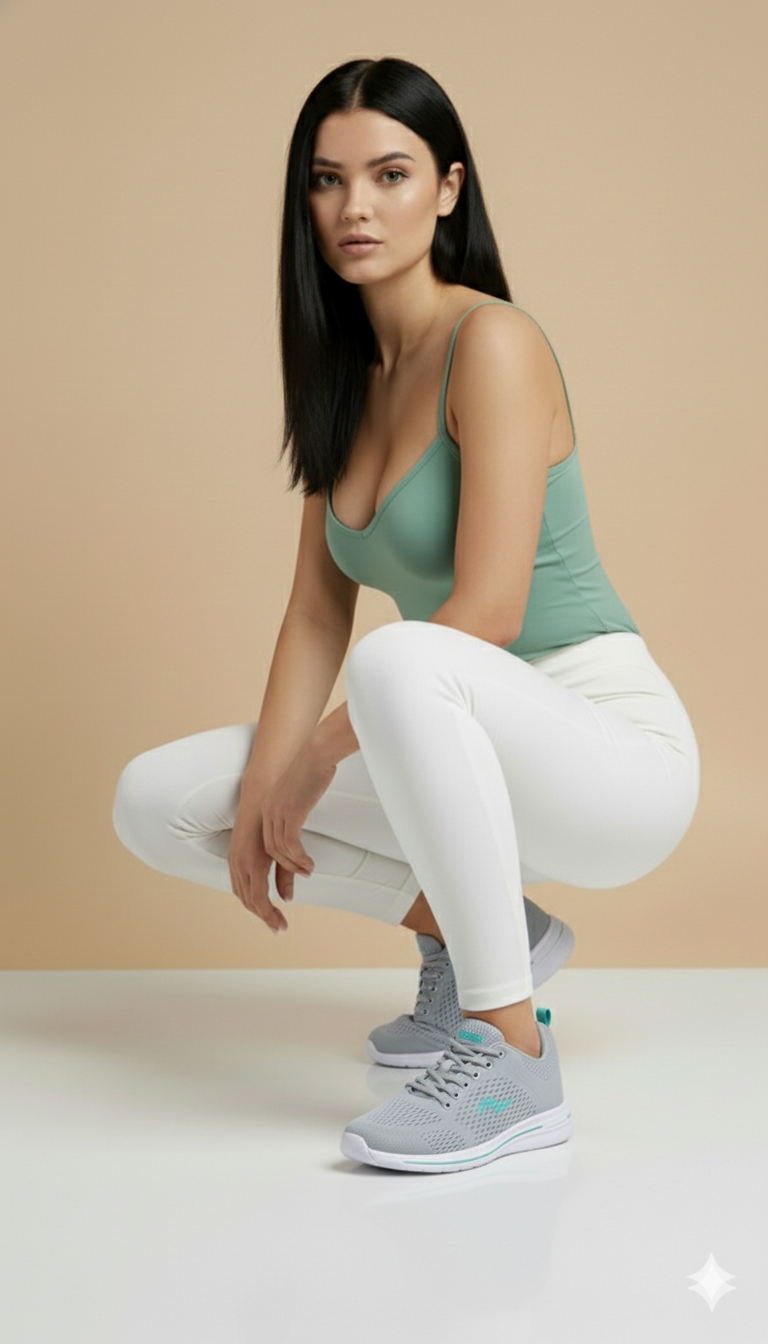 Jump 24937 Grey Mint Kadın Spor Ayakkabı