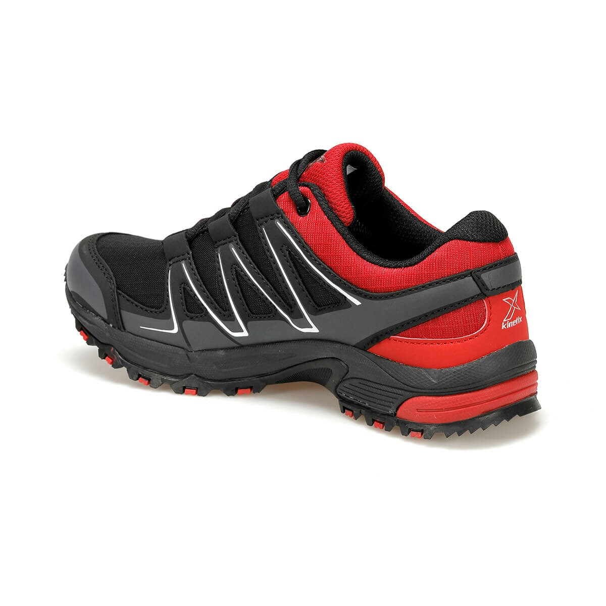 Kinetix Cedric 9PR Erkek Günlük Spor Ayakkabı Siyah Kırmızı