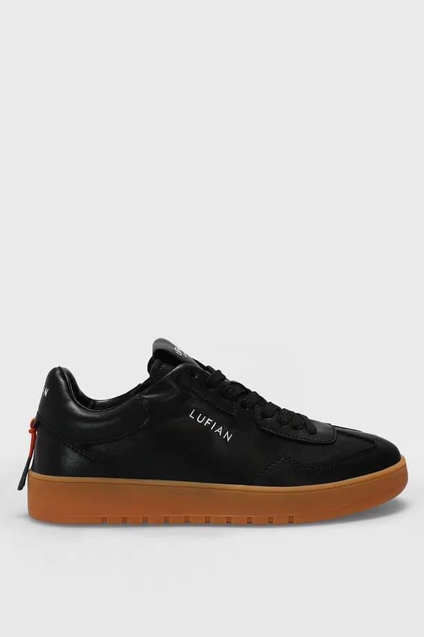 Lufian Luana Siyah Hakiki Deri Kadın Sneaker Ayakkabı 121230029
