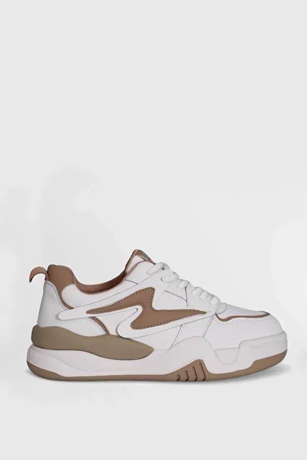 Lufian Maya Bej Kadın Sneaker Ayakkabı 121230051