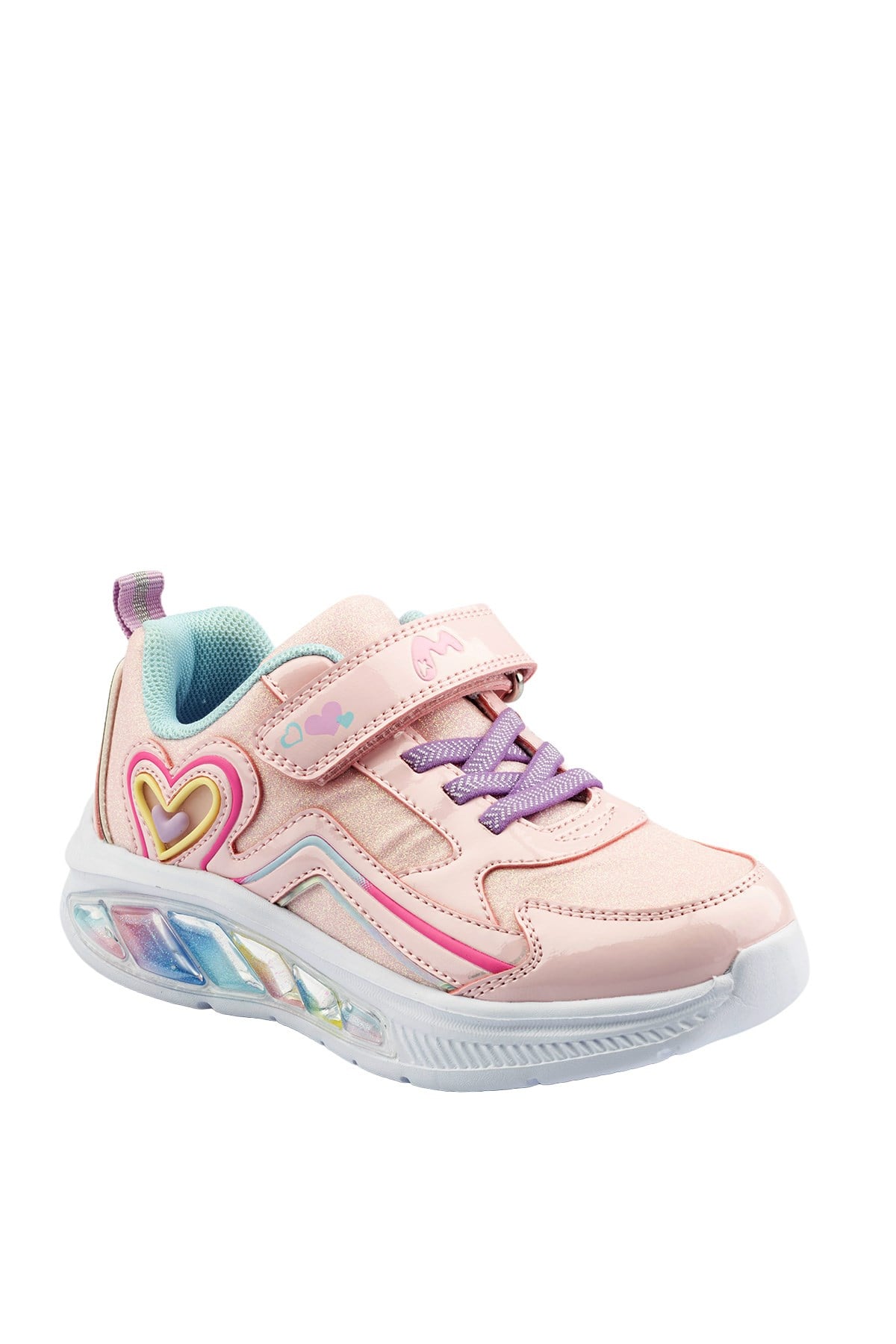 Marco Kids Işıklı Çocuk Pembe Spor Ayakkabı 03-26Y309-P1