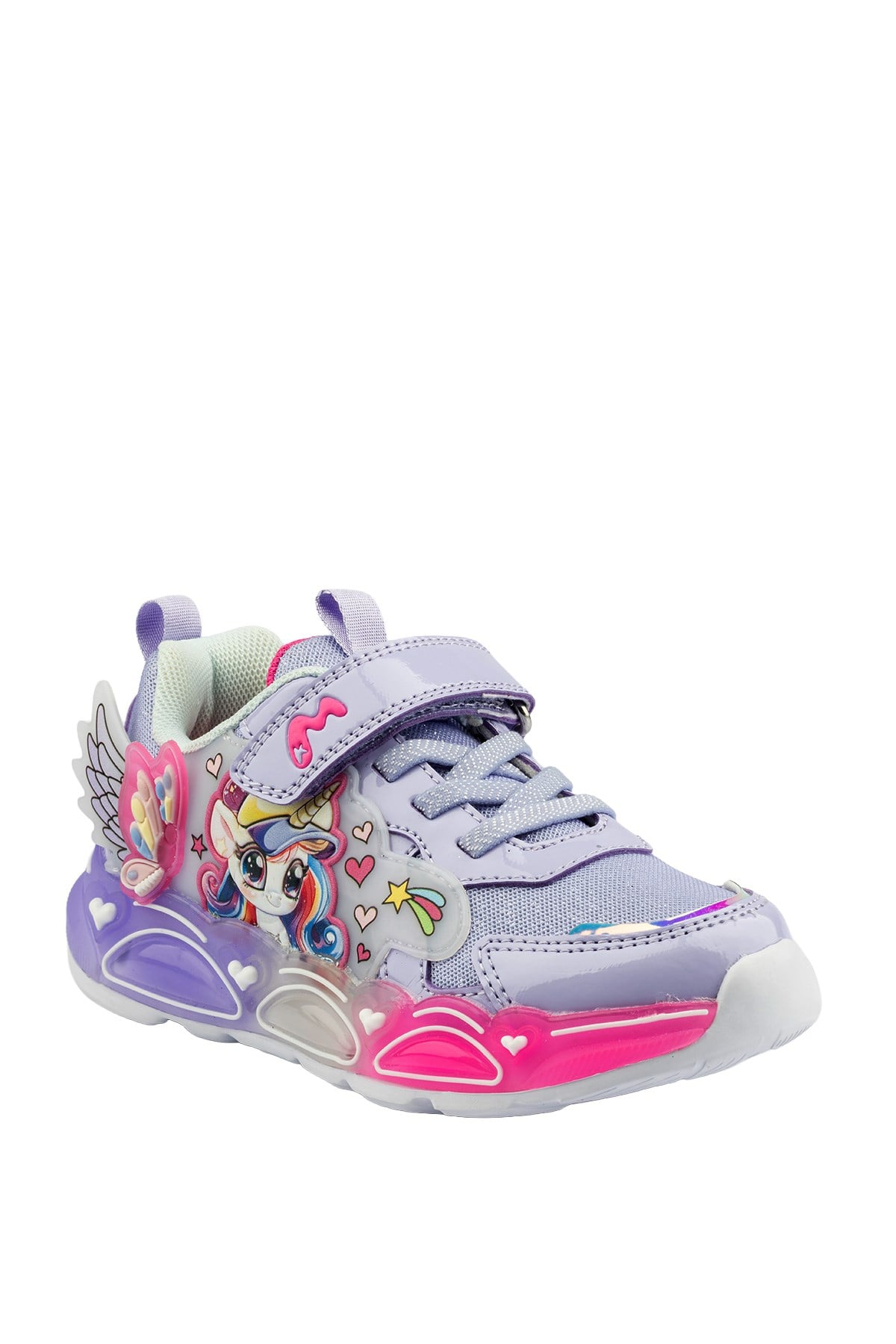 Marco Kids Lila Çocuk Işıklı Spor Ayakkabı 03-26Y309-İ1