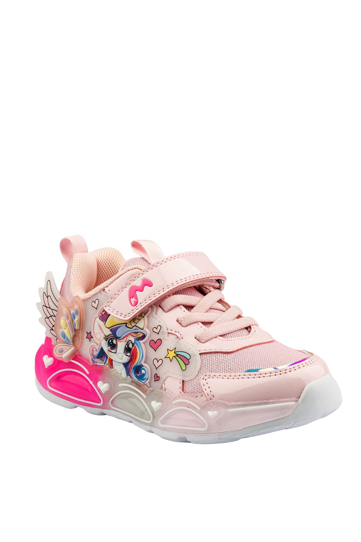 Marco Kids Pembe Çocuk Işıklı Spor Ayakkabı 03-26Y309-P1