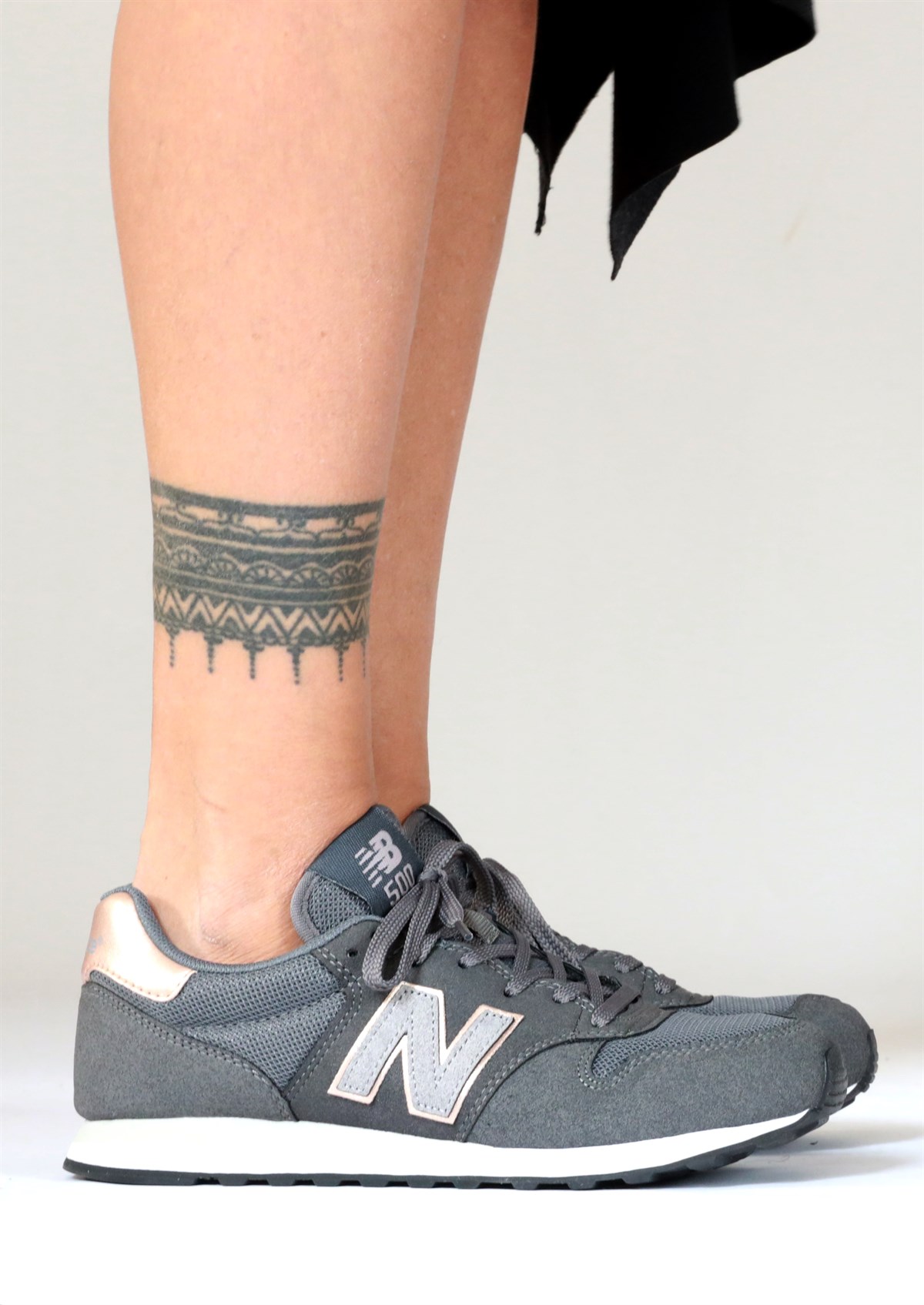 New Balance 500 Gri Platin Kadın Günlük Senaker Spor Ayakkabı GW500TSG v7