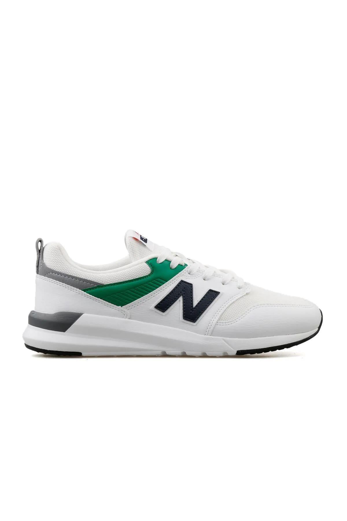 New Balance Beyaz Yeşil Erkek Sneaker Spor Ayakkabı MS009WGN v1