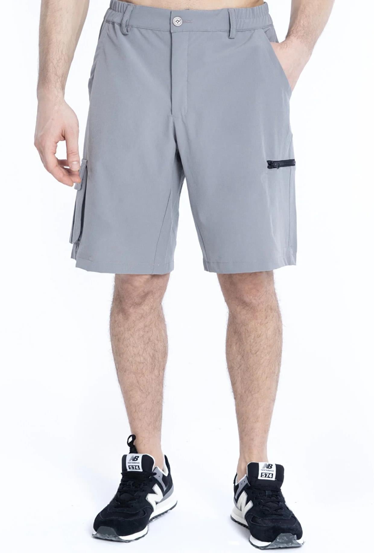 New Balance Nb Man Lifestyle Shorts Gri Erkek Şort MNS1322-AG v1