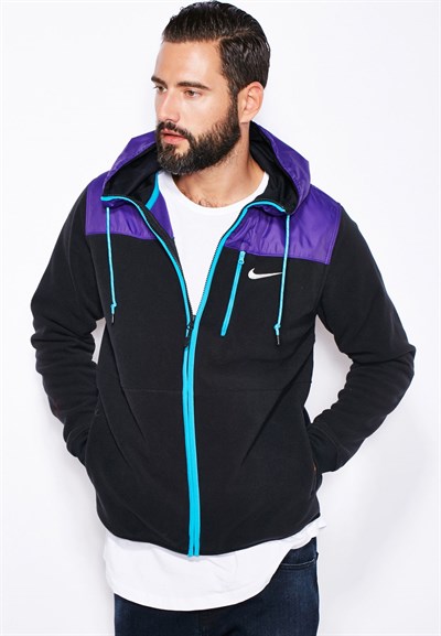 Nike Multicolor AV15 Hoodie Erkek Polar Sweat 679416 010