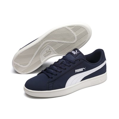 Puma Smash v2 Buck Navy Erkek Günlük Spor Ayakkabı 365160-11